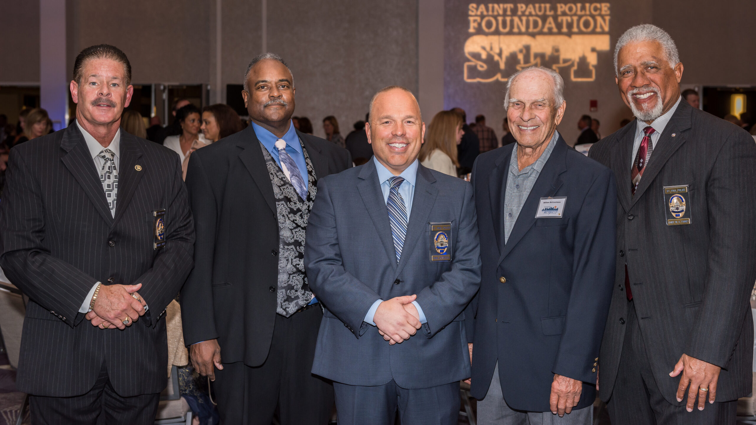 Chiefs of Police at Foundation Gala